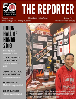 Illinois Labor History Society Page 1 Summer 2019