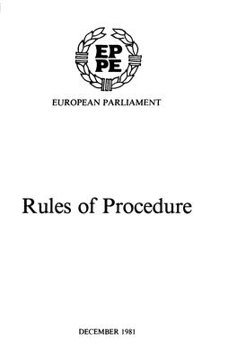 Rules of Procedure