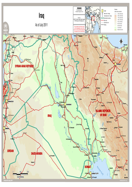 Iraq Sources: International Boundary 1,750 to 2,500 Metres UNHCR, Global Insight Digital Mapping 1,000 to 1,750 Metres © 1998 Europa Technologies Ltd
