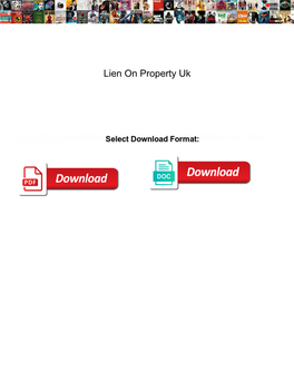 Lien on Property Uk