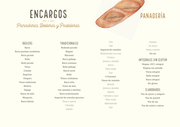 Encargos Panadería —.— Panadería, Bollería Y Pastelería