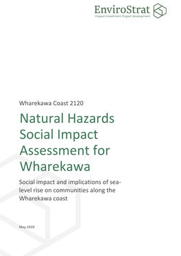 Social Impact Assessment for Wharekawa Social Impact and Implications of Sea- Level Rise on Communities Along the Wharekawa Coast