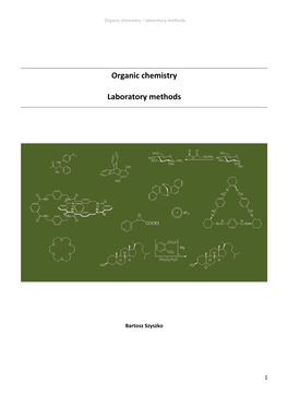 Organic Chemistry Laboratory Methods