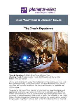 Blue Mountains & Jenolan Caves