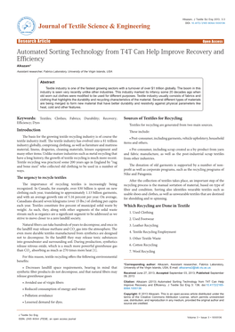 Automated Sorting Technology from T4T Can Help Improve Recovery and Efficiency