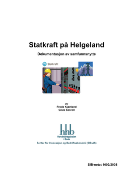 Statkraft På Helgeland