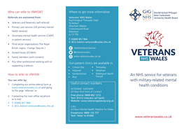 An NHS Service for Veterans with Military-Related Mental Health Conditions