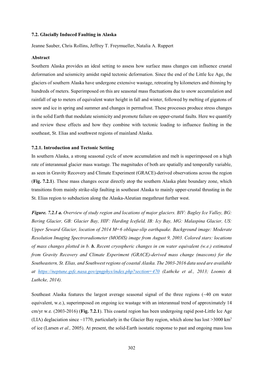 302 7.2. Glacially Induced Faulting in Alaska Jeanne Sauber, Chris