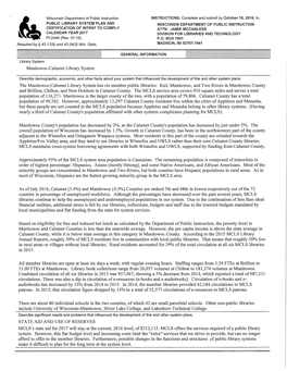 2017 Manitowoc-Calumet System Plan