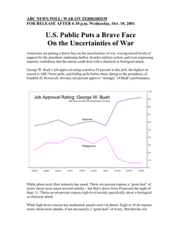 U.S. Public Puts a Brave Face on the Uncertainties of War