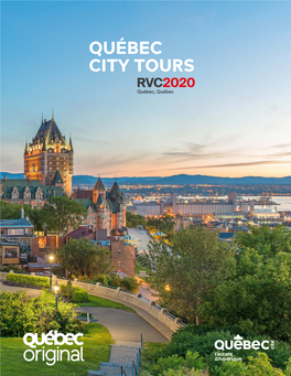QUÉBEC CITY TOURS May 4, 2020