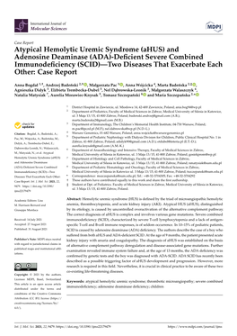 ADA)-Deficient Severe Combined Immunodeficiency (SCID