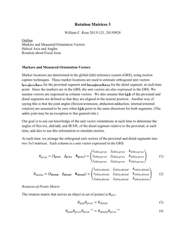 Rotation Matrices 3