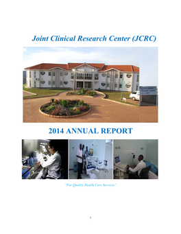 (Jcrc) 2014 Annual Report