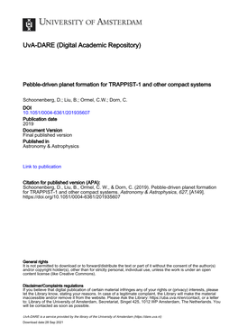 Pebble-Driven Planet Formation for TRAPPIST-1 and Other Compact Systems