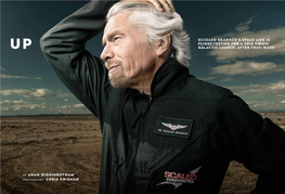 Richard Branson's Space Line Is Flight-Testing for a 2014 Virgin Galactic Launch. After That: Mars by Adam Higginbotham