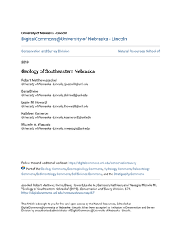 Geology of Southeastern Nebraska