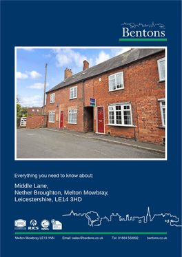 Middle Lane, Nether Broughton, Melton Mowbray, Leicestershire, LE14 3HD