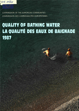 Quality of Bathing Water 1987