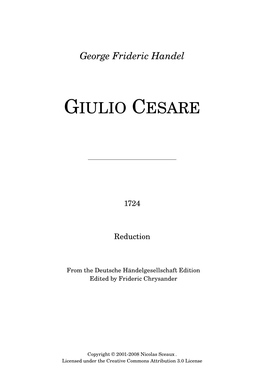 Giulio Cesare