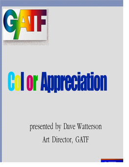 Color Appreciation