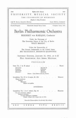 Berlin Philharmonic Orchestra