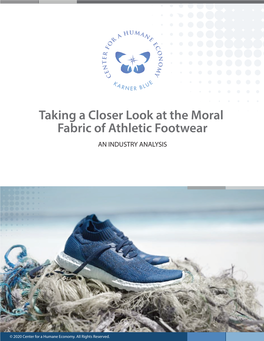 Taking a Closer Look at the Moral Fabric of Athletic Footwear an INDUSTRY ANALYSIS
