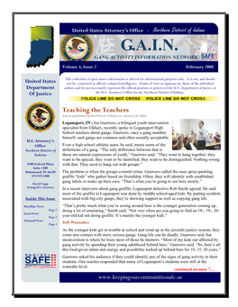 Teaching the Teachers Article Published by the Pharos Tribune on January 29, 2008