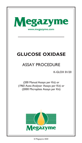 Glucose Oxidase