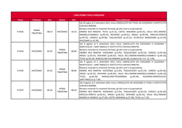 R 4542 ROMA TIBURTINA 08:10 AVEZZANO 10:23 Dal 26 Luglio Al 5