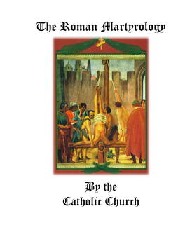 The Roman Martyrology