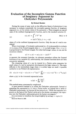 Chebyshev Polynomials