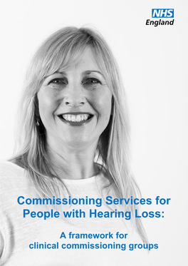 Commissioning Services for People with Hearing Loss