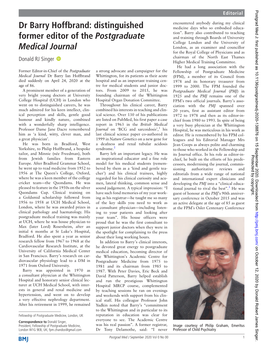 Annexe: Postgraduate Medical Journal Obituary