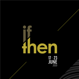 IF/THEN 2020 | 01 02 | IF/THEN 2020 Table of Contents