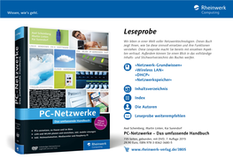 PC-Netzwerke – Das Umfassende Handbuch 735 Seiten, Gebunden, Mit DVD, 7