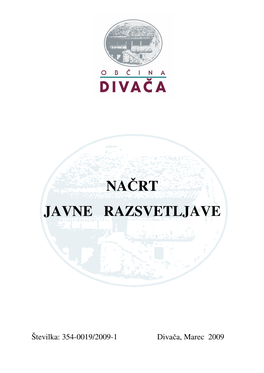 Načrt Javne Razsvetljave