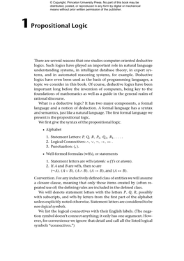 1Propositional Logic