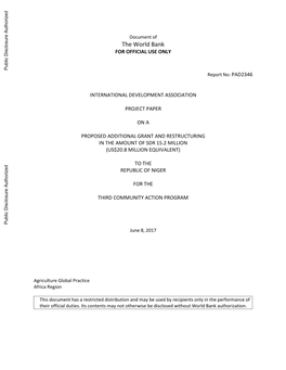 World Bank Document