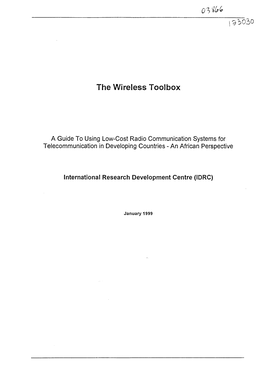 The Wireless Toolbox