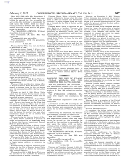 CONGRESSIONAL RECORD—SENATE, Vol. 158, Pt. 1 February 1, 2012