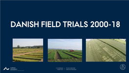 Danish Field Trials 2000-2018