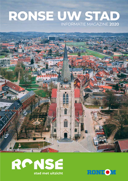 Ronse Uw Stad 2020” Werd Mee Geïllustreerd Door Foto’S Van Inwoners