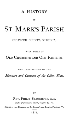St. Mark's Parish