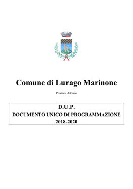 Comune Di Lurago Marinone