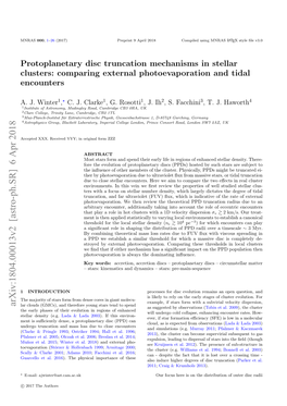 Protoplanetary Disc Truncation Mechanisms in Stellar Clusters: Comparing External Photoevaporation and Tidal Encounters