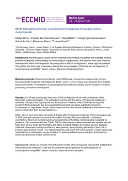 Cell Wall Fucomannan Is a Biomarker for Diagnosis of Invasive Murine Mucormycosis