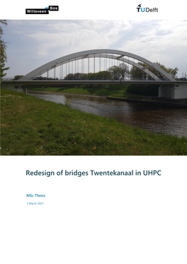 Redesign of Bridges Twentekanaal in UHPC