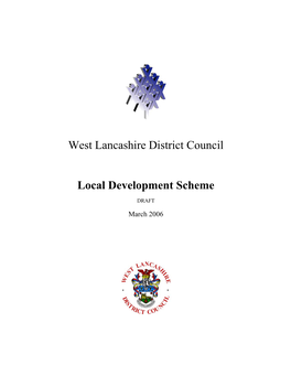 West Lancashire District Council Local Development Scheme