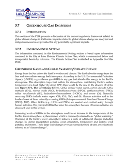 Greenhouse Gas Emissions